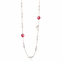 Collana Lelune Donna LELUNE GLAMOUR in Argento Perla LGNK562.1